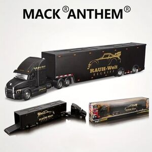 RWB Porsche Black Mack Anthem Delivery Truck Model Diecast Metal Car Maisto 1:64